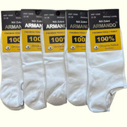 Armando Női Bokazokni feher 5 par (AR1006B-1)