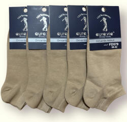 aura. via Férfi Bokazokni Sötét Bézs - 5 Pár (AU579)