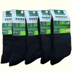 aura. via Férfi meleg zokni Fekete - bambusz, 5 Pár (AU002)