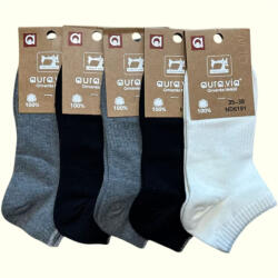 aura. via Aura Via Női klasszikus bokazokni 5 pár vegyes színekben (AU6191)