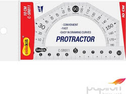COLOKIT Szögmérő, műanyag, 10 cm, COLOKIT "C-SR011 (FOCSR011)