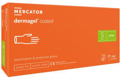 Mercator Medical Gumikesztyű, dermagel, púdermentes, 100 db, S, Mercator (102328)