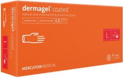 Mercator Medical Gumikesztyű, dermagel, púdermentes, 100 db, L, Mercator (104322)