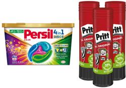 Pritt Ragasztóstift 22 g AKCIÓS CSOMAG +Persil Discs Color mosókapszula 72×22 g (6×12 db ) stift Pritt (AKCSTIFT22PRITT)