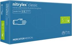 Mercator Medical Gumikesztyű nitril púdermentes S 100 db/doboz, Nitrylex lila (37764)