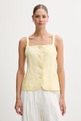 Pedro del Hierro vászon felső sárga, sima, 7659073 - sárga S