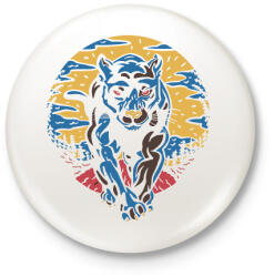 printfashion Fekete párduc - Kitűző, hűtőmágnes - Fehér (17070027)