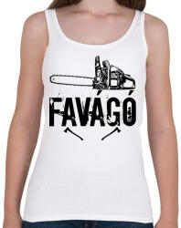 printfashion favágó - Női atléta - Fehér (17465593)