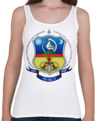 printfashion Énlaka Címer Rovásos - Női atléta - Fehér (17203349)