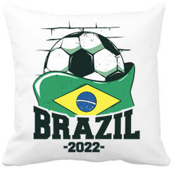printfashion Brazilok 2022 - Párnahuzat, Díszpárnahuzat - Fehér (17074059)