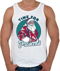 printfashion Télapó - Férfi atléta - Fehér (16996738)