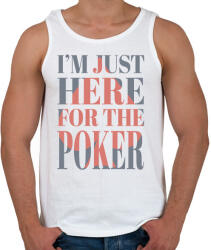 printfashion Póker - Férfi atléta - Fehér (17183950)