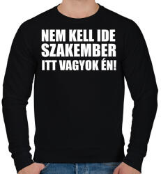 printfashion Szakember (2) - Férfi pulóver - Fekete (16879780)