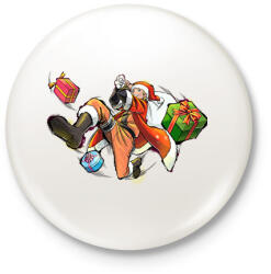 printfashion Naruto Karácsony - Kitűző, hűtőmágnes - Fehér (16875548)