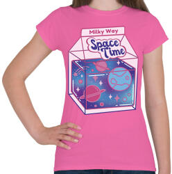 printfashion Milky way tej - Női póló - Rózsaszín (17163438)