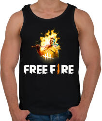 printfashion freefire1 - Férfi atléta - Fekete (17307311)