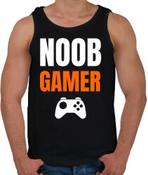 printfashion Noob Gamer - Férfi atléta - Fekete (17418303)
