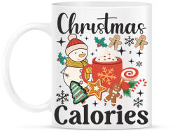 printfashion Karácsonyi kalória - Bögre - Fehér (16907195)