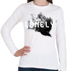 printfashion Lonely. - Női hosszú ujjú póló - Fehér (17268241)
