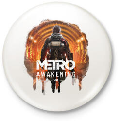 printfashion Metro Awakening - Kitűző, hűtőmágnes - Fehér (16906034)