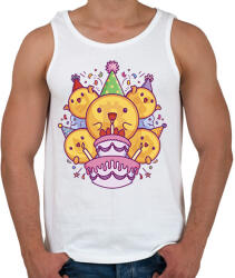 printfashion Kripto szülinap - Férfi atléta - Fehér (17131288)
