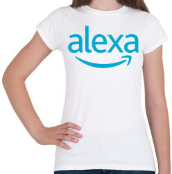 printfashion Alexa Otthon Alexa - Női póló - Fehér (17146193)