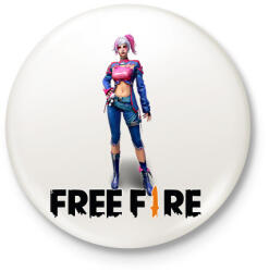 printfashion free fire iris - Kitűző, hűtőmágnes - Fehér (17297821)