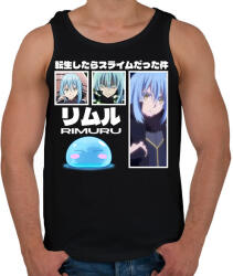 printfashion Slime Rimuru - Férfi atléta - Fekete (17408203)