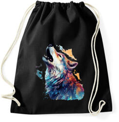 printfashion farkas - Sportzsák, Tornazsák - Fekete (17353671)