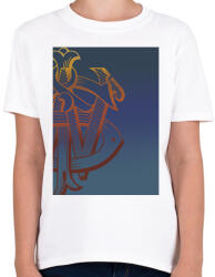 printfashion johnnie walker - Gyerek póló - Fehér (17322353)