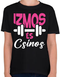 printfashion Izmos és csinos - Gyerek póló - Fekete (17370745)