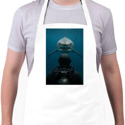 printfashion Shark - Kötény - Fehér (17430876)