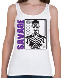 printfashion savage streetwear - Női atléta - Fehér (17243933)