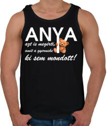 printfashion Anya azt is megérti amit a gyermeke ki sem mondott! - Férfi atléta - Fekete (17427753)