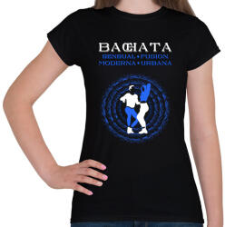 printfashion Bachata Sensual Moderna Urbana Fusion táncos S0201-forBlack - Női póló - Fekete (16926523)