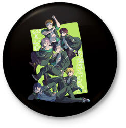 printfashion wind breaker - Kitűző, hűtőmágnes - Fekete (17403233)