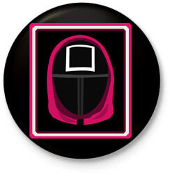 printfashion Squid Game - Kitűző, hűtőmágnes - Fekete (17309541)