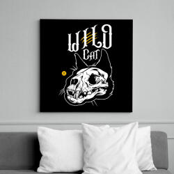 printfashion WildRaccooN® WildCat - Vászonkép - Fekete (17265907)