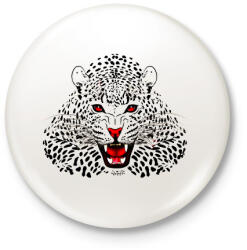 printfashion leopard - Kitűző, hűtőmágnes - Fehér (17349926)
