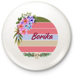 printfashion Bori - Kitűző, hűtőmágnes - Fehér (16897563)