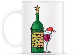 printfashion Karácsonyi bor - Bögre - Fehér (17006966)