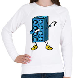 printfashion Lego dab - Női pulóver - Fehér (17172048)