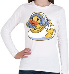 printfashion Mennyasszony kacsa - Női hosszú ujjú póló - Fehér (17075712)