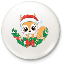 printfashion Karácsonyi hangulat - Kitűző, hűtőmágnes - Fehér (16917220)