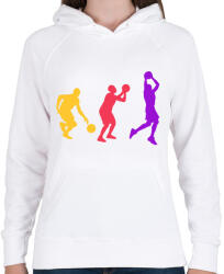 printfashion Kosarasok - Női kapucnis pulóver - Fehér (17052249)