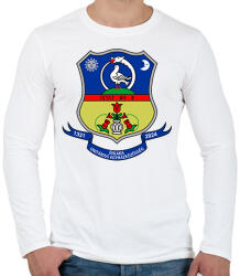 printfashion Énlaka Unitárius Egyház Címer - Férfi hosszú ujjú póló - Fehér (17202424)