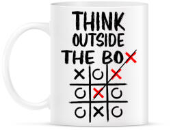 printfashion Think outside the box - Bögre - Fehér (17484523)