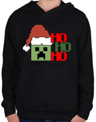 printfashion Karácsonyi creeper - Gyerek kapucnis pulóver - Fekete (16874829)