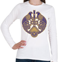 printfashion siklod címer 2 - Női hosszú ujjú póló - Fehér (17202023)