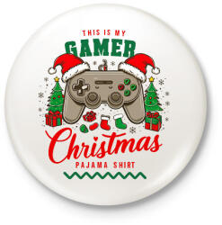 printfashion Gamer pajama (2) - Kitűző, hűtőmágnes - Fehér (17187508)